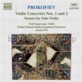 Violin Concertos Nos. 1 & 2/Sonata in D Major Op 115 (Naxos Audio CD)