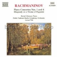Piano Concertos 1 & 4/Rhapsody on a Theme of Paganini (Naxos Audio CD)
