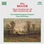 Mozart Variations Op. 132/Hiller Variations Op. 100 (Naxos Audio CD)