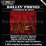 Rollin Phones - Sax Quartet (BIS Audio CD)
