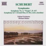 Symphony No.4/Symphony in C Major (Naxos Audio CD)