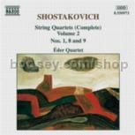 String Quartets Nos. 1, 8 & 9 (Naxos Audio CD)