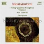 String Quartets Nos. 2 & 12 (Naxos Audio CD)