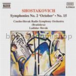 Symphonies Nos. 2 & 15 (Naxos Audio CD)