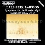 Symphonies No1 and No2 (BIS Audio CD)