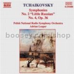 Symphonies Nos. 2 and 4 (Naxos Audio CD)