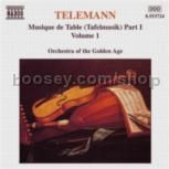 Musique de Table (Tafelmusik) vol.1 (Naxos Audio CD)