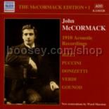 McCormack Edition vol.1: The Acoustic Recordings (1910) (Naxos Audio CD)