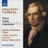 Violin Concertos in G major, B flat major, & G major (Naxos Audio CD)