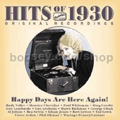 Hits of the 1930s vol.1 Happy Days Are Here Again (Naxos Audio CD)