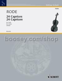 Caprices (24) violin