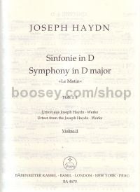 Symphony Dmaj Le Matin Violin 2