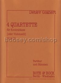 Vier Quartette (4 Double Basses)