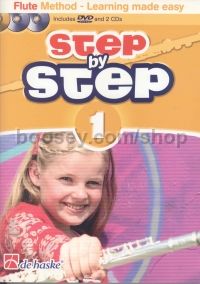 Step By Step 1 flute Method (Book & CDs/DVD)