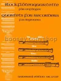 Recorder Quartets For Beginners