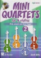 Mini Quartets 2 for 4 Violins (Book & CD)