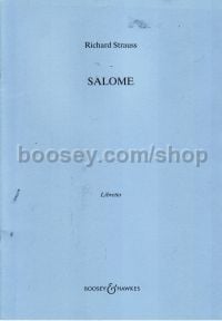 Salome Op. 54 (Libretto English, German)
