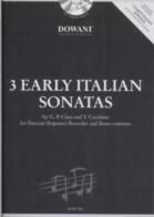3 Early Italian Sonatas descant recorder (Book & CD)