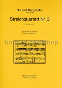 String Quartet No. 3 in Ab major op. 9 - String Quartet (score & parts)