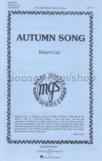 Autumn Song (2-part Treble Voices & Piano)