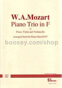 Piano Trio In F From Duet K497