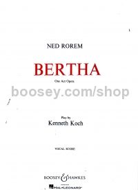 Bertha vocal score