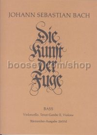 Art Of Fugue, BWV 1080 (Cello Part)