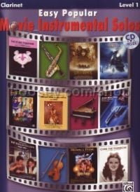 Easy Popular Movie Instrumental Solos Clarinet CD