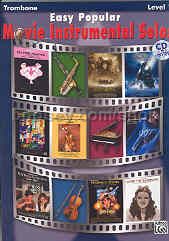 Easy Popular Movie Instrumental Solos Trombone (Book & CD)