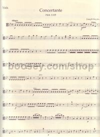 Concertante, Hob.I:105 (Viola Part)