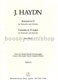 Concerto for Cello in D Major, Hob.VIIb:2 (Violin II Part)