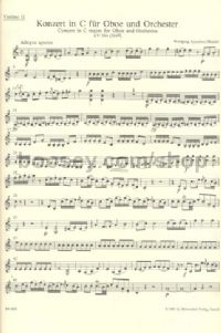 Concerto for Oboe In C (K 314) 2nd Violin Part