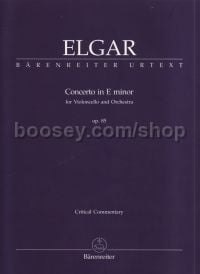 Cello Concerto in E minor Op.85 (Full Score)