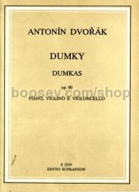Dumky Trio Op. 90 chamber Mixed Study Score