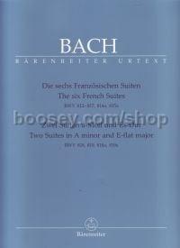 6 French Suites, BWV 812-817; 814a 815a