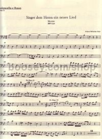 Motet No.1 "Singet Dem Herrn Ein Neues Lied", BWV 225 (Cello Part)