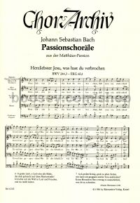 Passion Chorales from The St Matthew Passion, BWV 244
