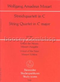 String Quartet C Maj (dissonance) K 465 (urtext)