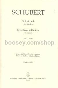 Symphony No.7 in B minor (D.759) (Unfinished) - double bass part