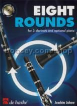 Eight Rounds 3 Clarinets (opt Piano) (Book & CD)