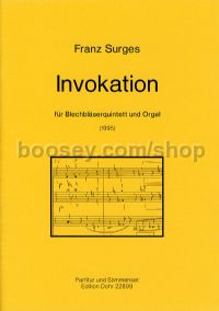 Invocation - 2 Trumpets, 2 Trombones, Tuba & Organ (score & parts)