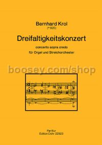 Dreifalaltigkeitskonzert op. 100 - organ & string orchestra (score)