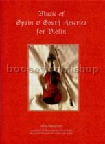Music Of Spain & South America violin (Book & CD)