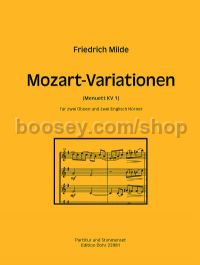 Mozart-Variations - 2 Oboes & 2 Cor Anglais (score & parts)