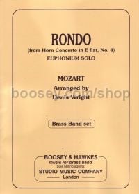 Rondo (Horn Concerto in Eb) Euphonium Solo/Brass Band Set