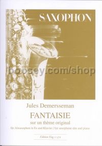 Fantaisie Sur Un Theme Original alto sax