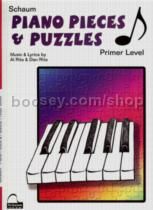Schaum Piano Pieces & Puzzles Primer Level