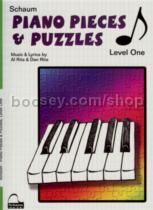Schaum Piano Pieces & Puzzles level 1