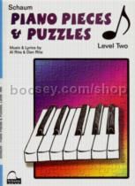 Schaum Piano Pieces & Puzzles level 2