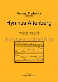 Hymnus Altenberg - Choir & Organ (score)